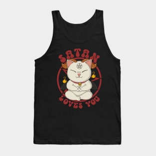 Satan Loves You Tank Top